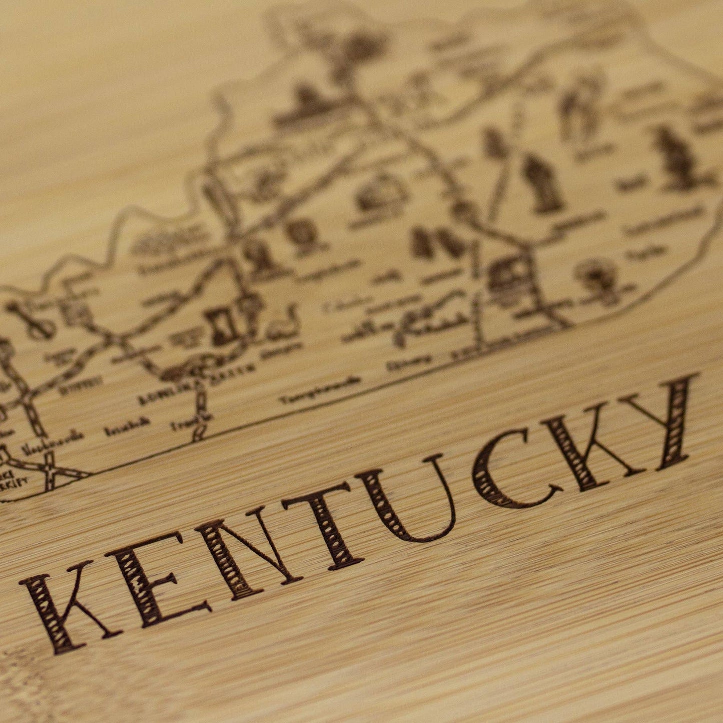 A Slice of Life Kentucky 11" Cutting & Serving Board