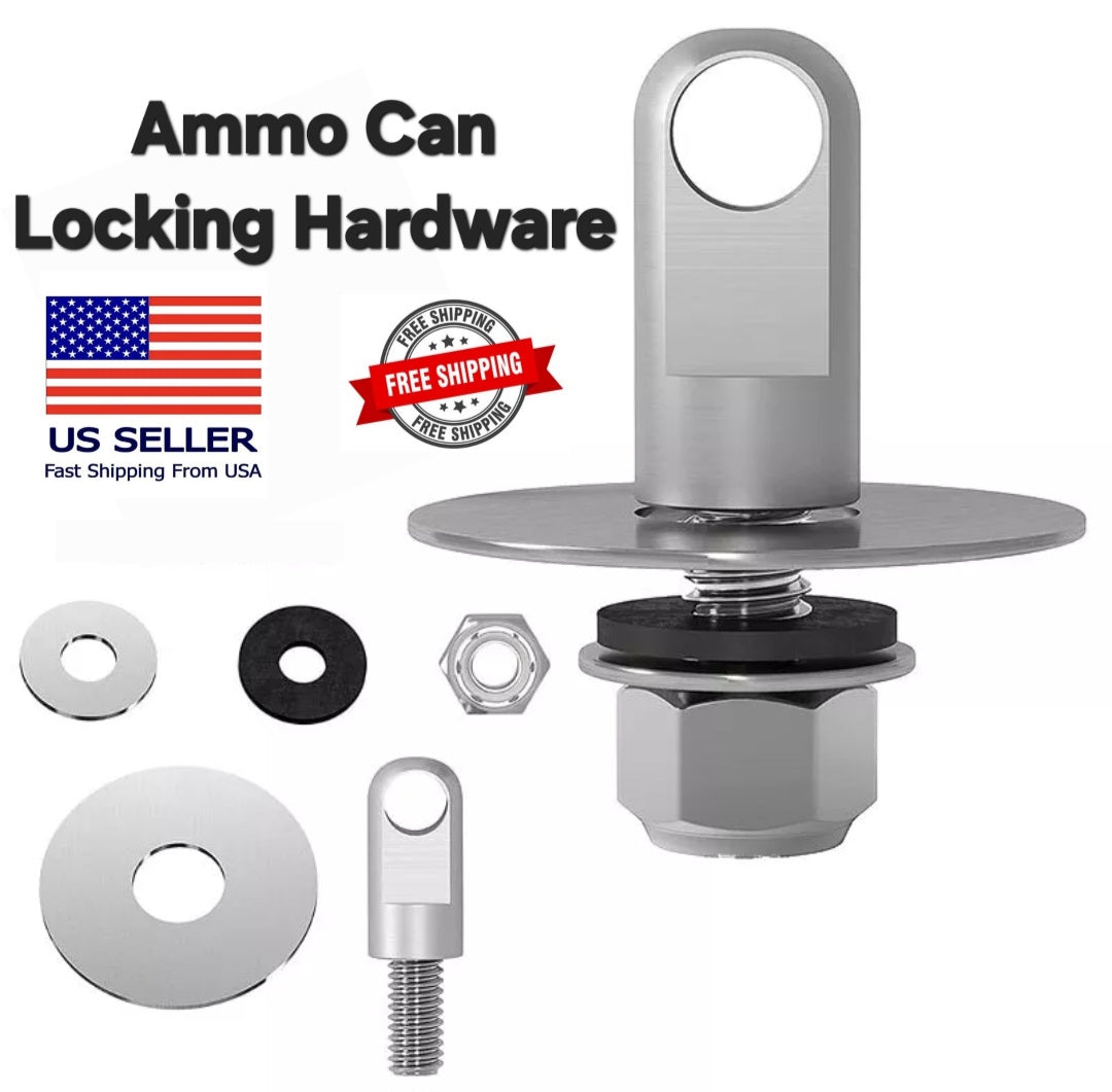 Ammo Can Locking Hardware Kit