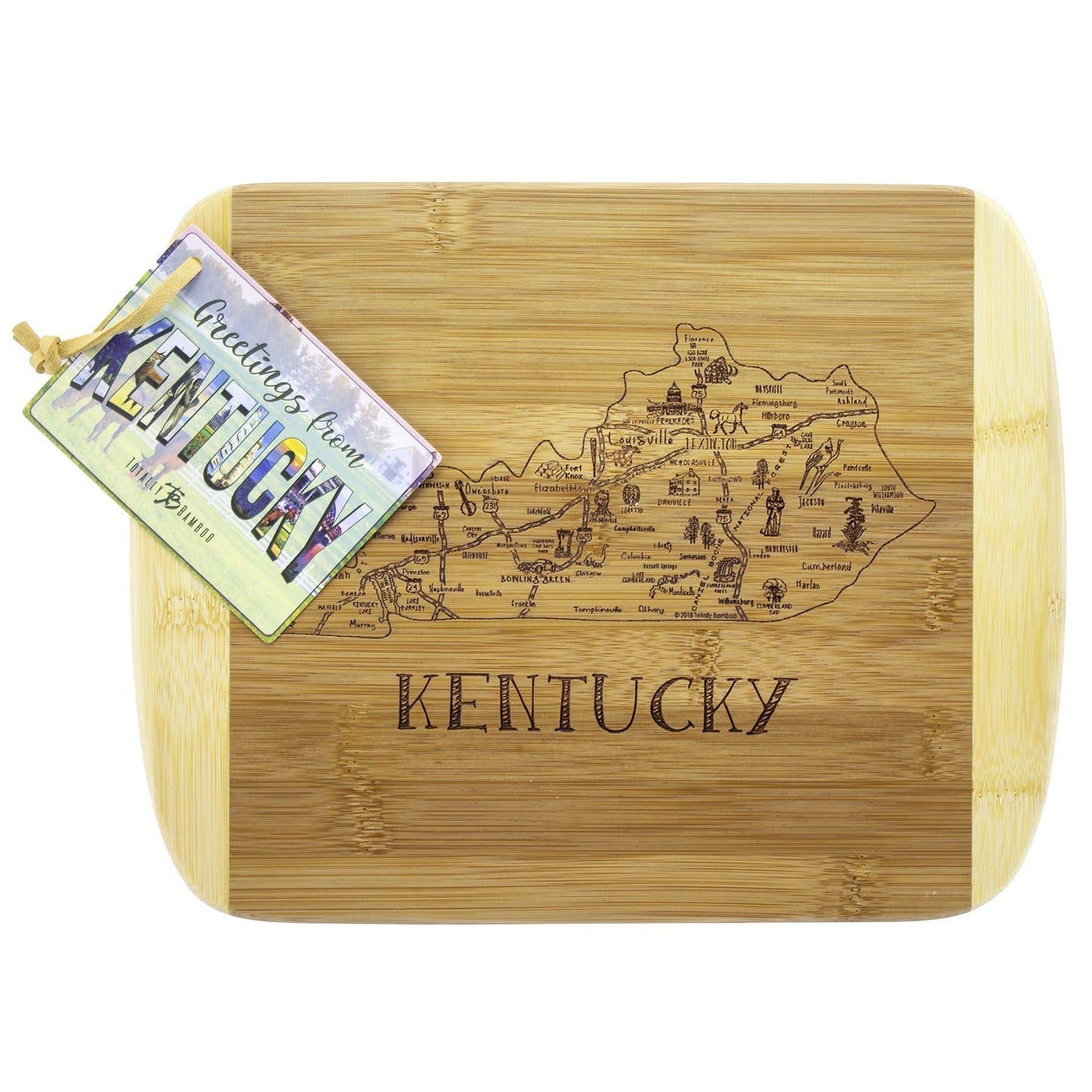 A Slice of Life Kentucky 11" Cutting & Serving Board