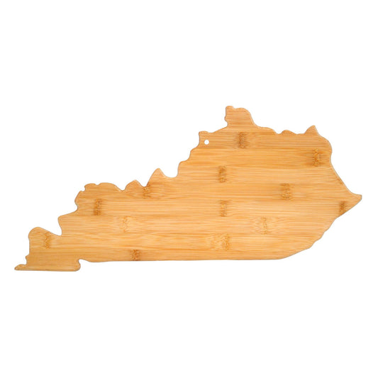 Kentucky State-Shaped Bamboo Serving & Cutting Board